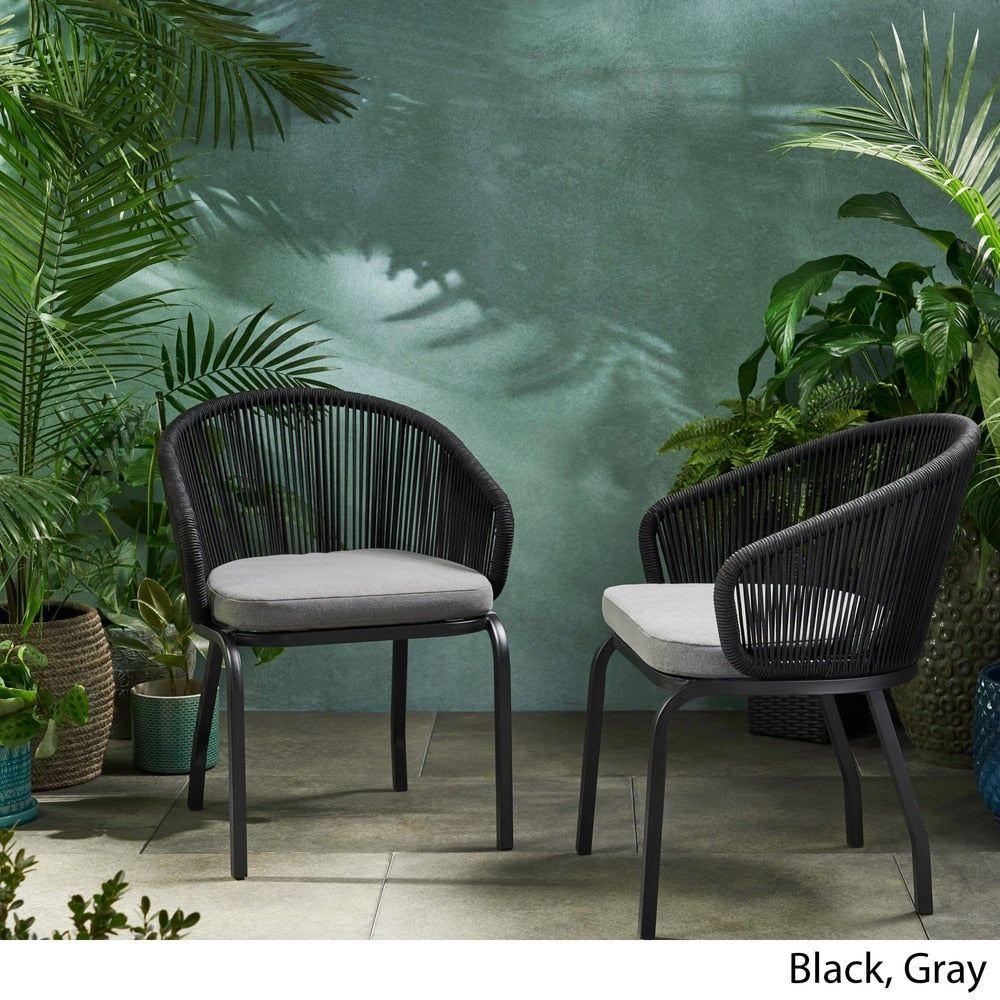 Fauteuil club d'extérieur Boynton (lot de 2) par Christopher Knight Home