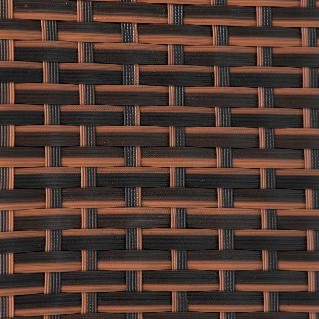 Ensemble de jardin bistro Bradbury Outdoor 3 pièces en osier avec coussins