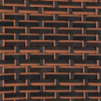 Ensemble de jardin bistro Bradbury Outdoor 3 pièces en osier avec coussins