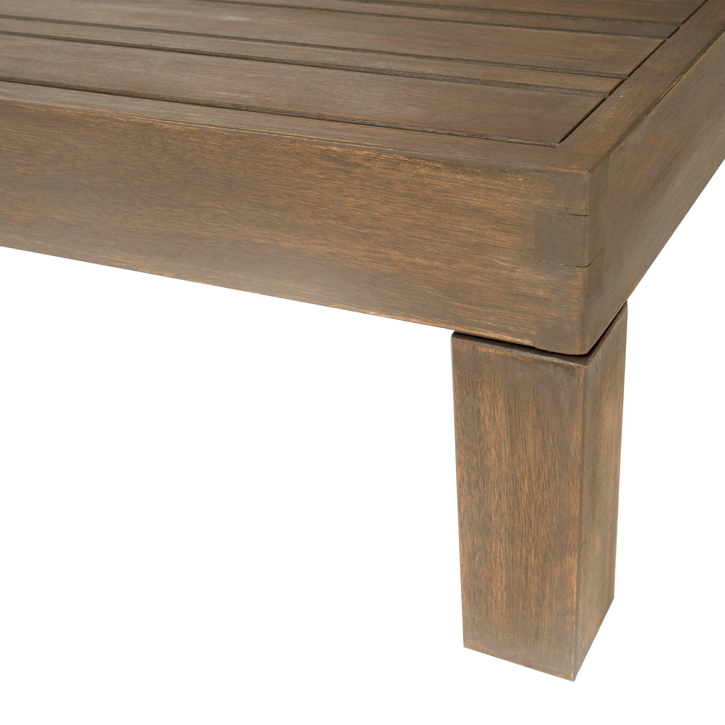 Ensemble de salon de jardin sectionnel Brava Acacia par Christopher Knight Home - 88,50 L x 88,50 l x 26,50 H