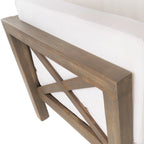 Ensemble de salon de jardin sectionnel Brava Acacia par Christopher Knight Home - 88,50 L x 88,50 l x 26,50 H