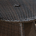 Ensemble bistrot d'extérieur 3 pièces en osier Brayden par Christopher Knight Home - N/A