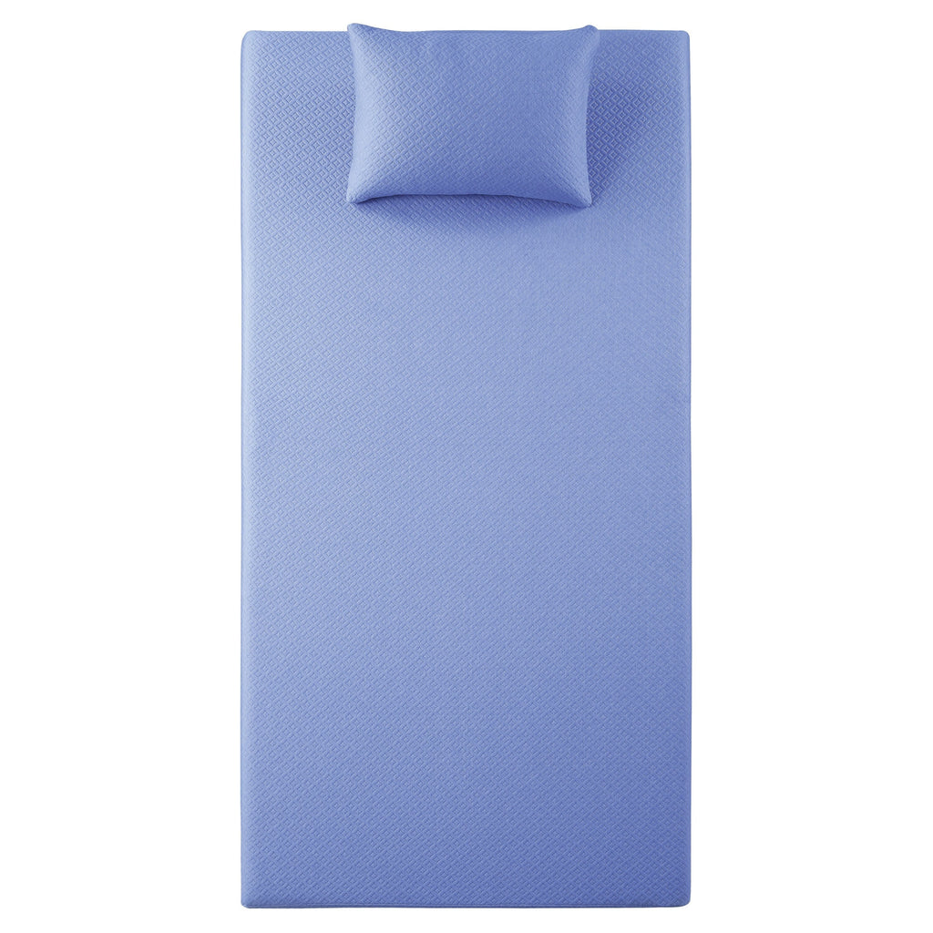 Ensemble matelas et oreiller en tissu respirant, matelas en mousse à mémoire de forme infusée de gel dans une boîte
