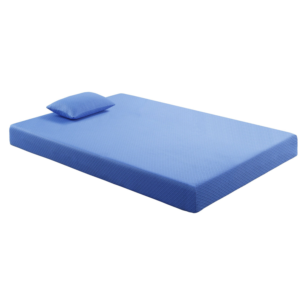 Ensemble matelas et oreiller en tissu respirant, matelas en mousse à mémoire de forme infusée de gel dans une boîte