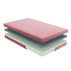 Ensemble matelas et oreiller en tissu respirant, matelas en mousse à mémoire de forme infusée de gel dans une boîte