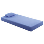 Ensemble matelas et oreiller en tissu respirant, matelas en mousse à mémoire de forme infusée de gel dans une boîte