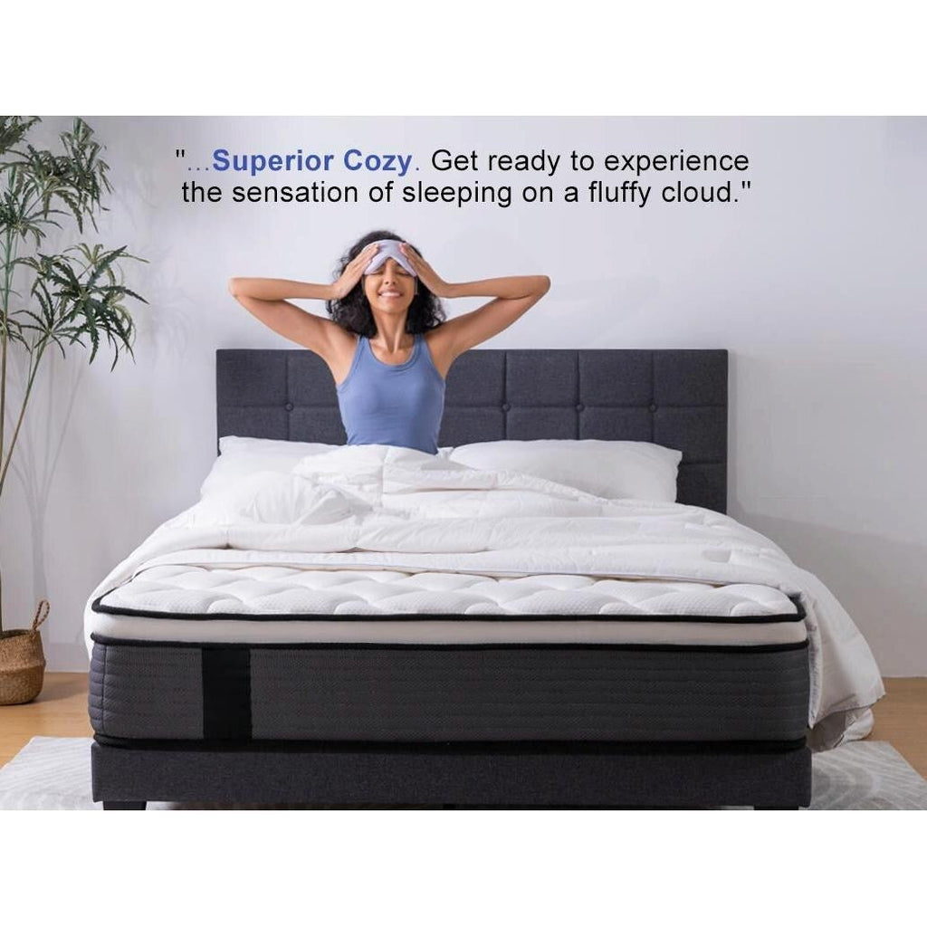Matelas respirant en mousse à mémoire de forme - Certifié CertiPUR