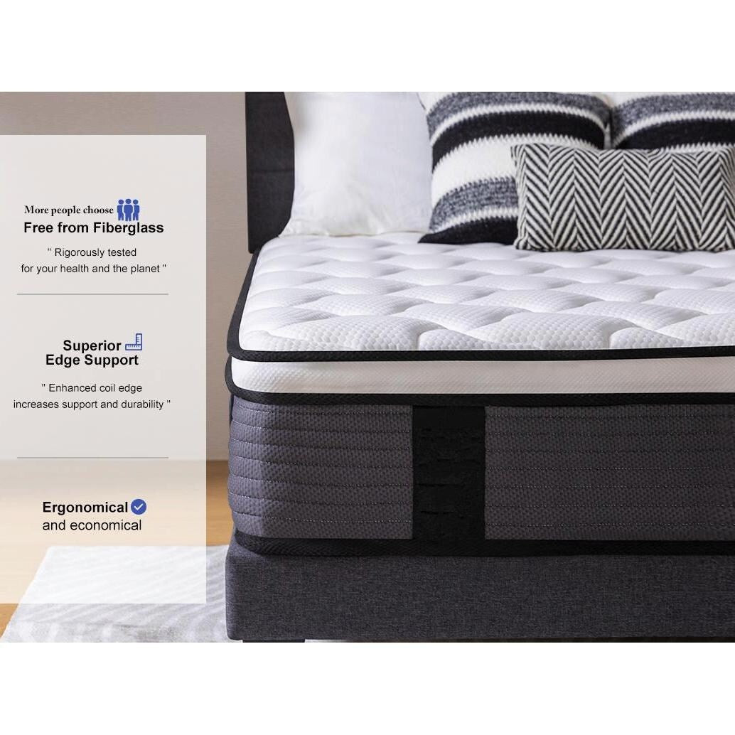 Matelas respirant en mousse à mémoire de forme - Certifié CertiPUR