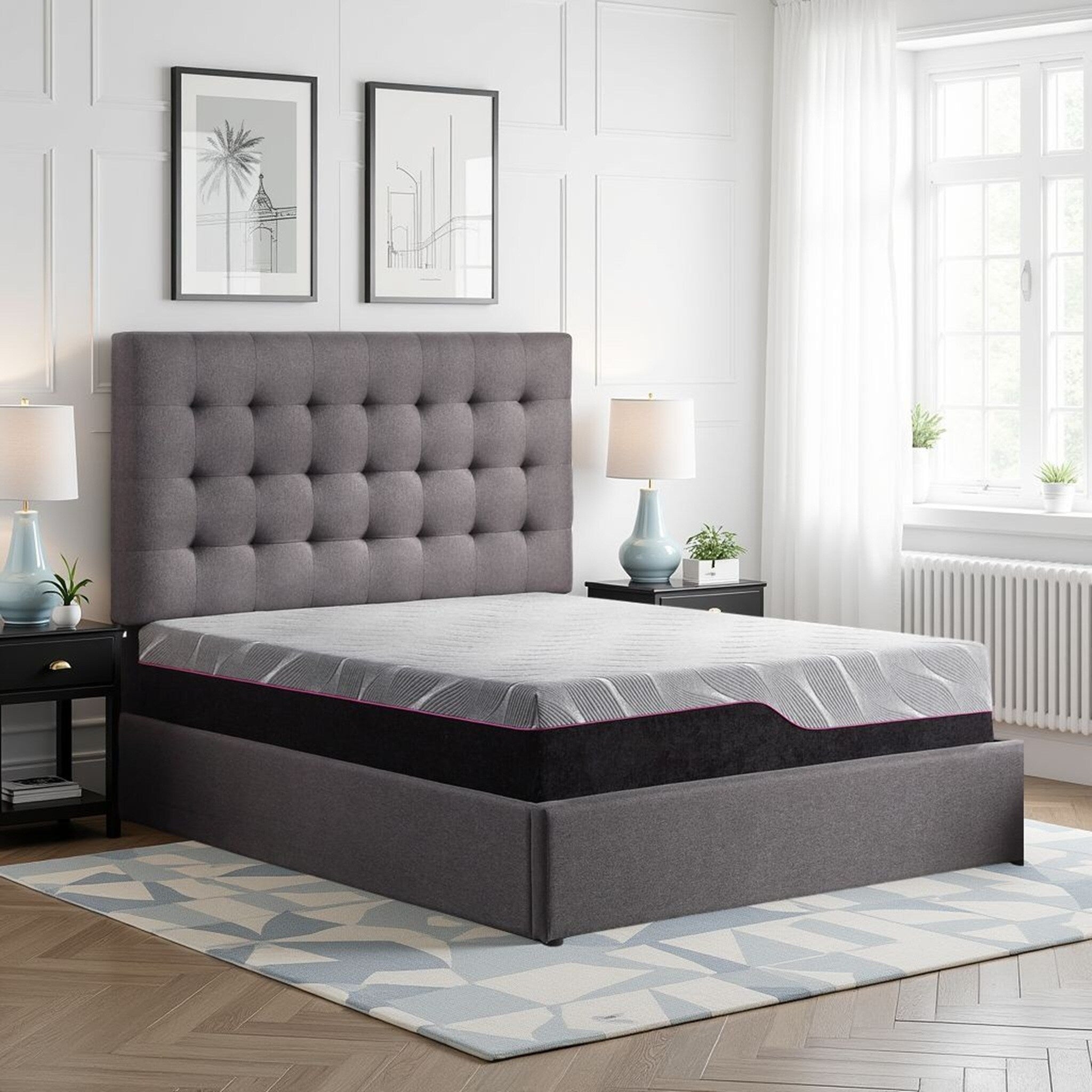 Matelas Bridgevine Home 11 pouces Renew Cooling en mousse de latex à réponse rapide pour adulte