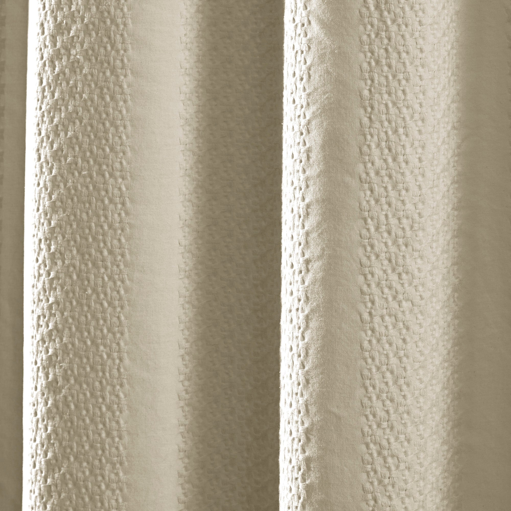 Rideau de douche à rayures jacquard délavé Billie de Brielle Home