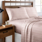 Parure de lit imprimée en percale de coton Brielle Home