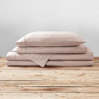 Parure de lit imprimée en percale de coton Brielle Home