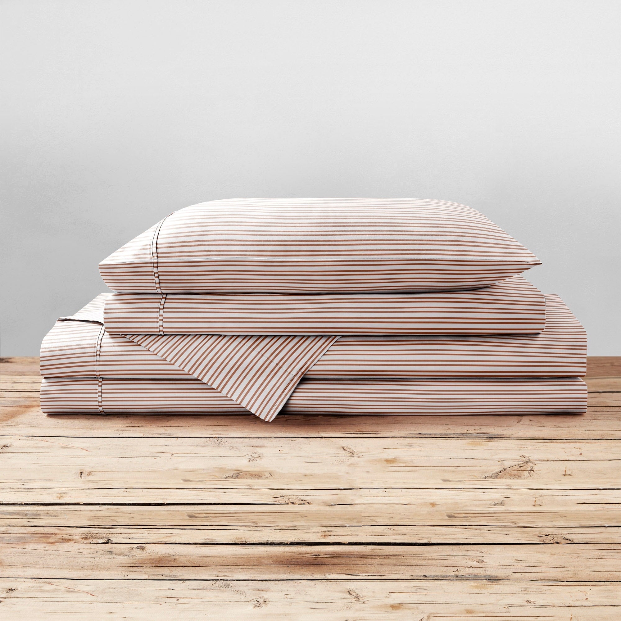 Parure de lit imprimée en percale de coton Brielle Home