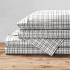 Parure de lit imprimée en percale de coton Brielle Home