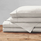 Parure de lit imprimée en percale de coton Brielle Home