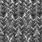 Ensemble de conversation Brighton en bois massif et corde, 4 pièces