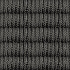 Ensemble de conversation Brighton en bois massif et corde, 4 pièces