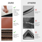 Fauteuil inclinable moderne Brigida en cuir véritable avec garniture cloutée et repose-pieds réglable, lot de 2 par HULALA HOME