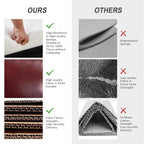 Fauteuil inclinable moderne Brigida en cuir véritable avec garniture cloutée et repose-pieds réglable, lot de 2 par HULALA HOME