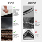 Fauteuil inclinable moderne Brigida en cuir véritable avec garniture cloutée et repose-pieds réglable, lot de 2 par HULALA HOME