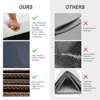 Fauteuil inclinable moderne Brigida en cuir véritable avec garniture cloutée et repose-pieds réglable, lot de 2 par HULALA HOME