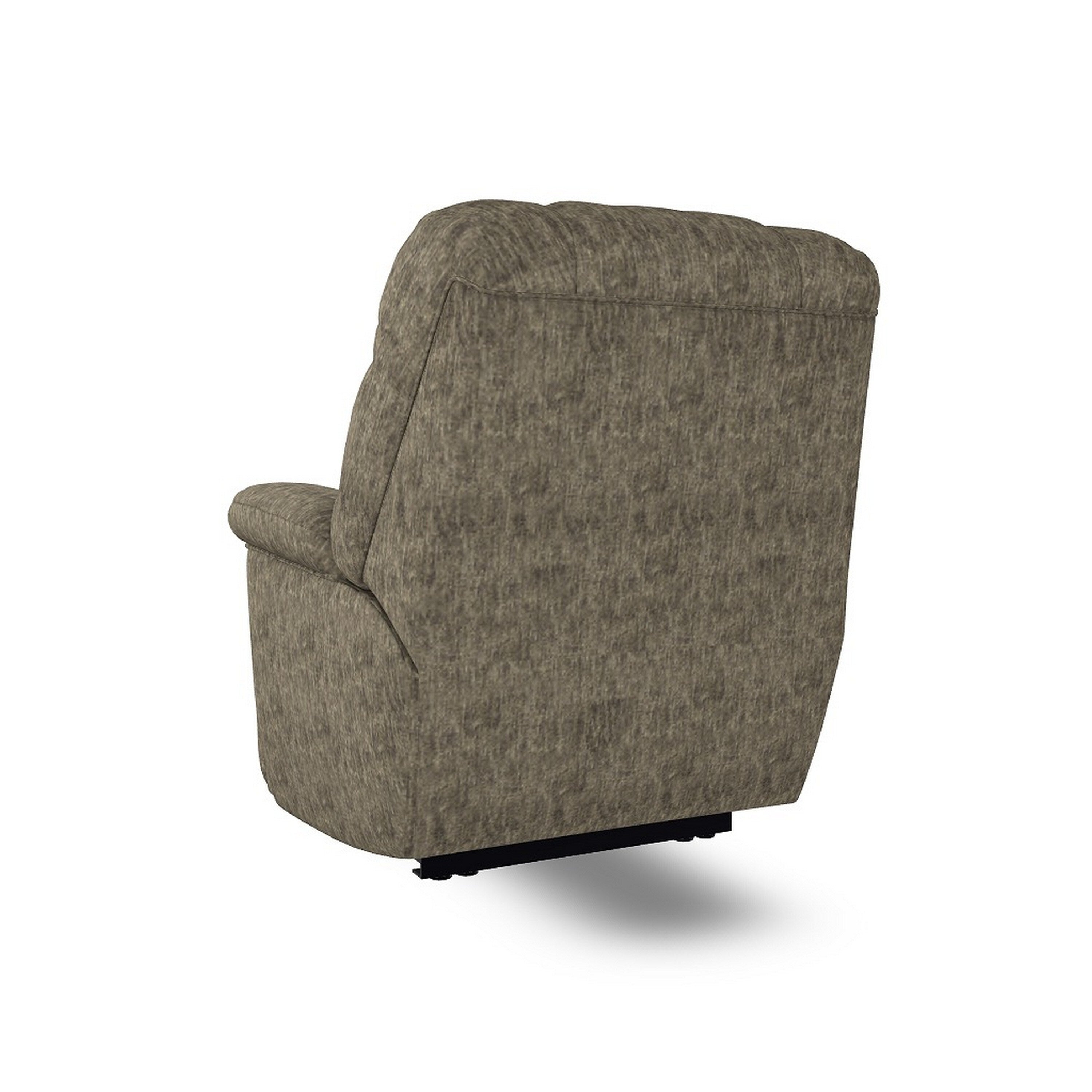 Fauteuil inclinable manuel Bril, 44 pouces, surdimensionné, polyester gris taupe