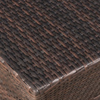 Ensemble de salon de jardin carré en osier Bristol 3 pièces par Christopher Knight Home