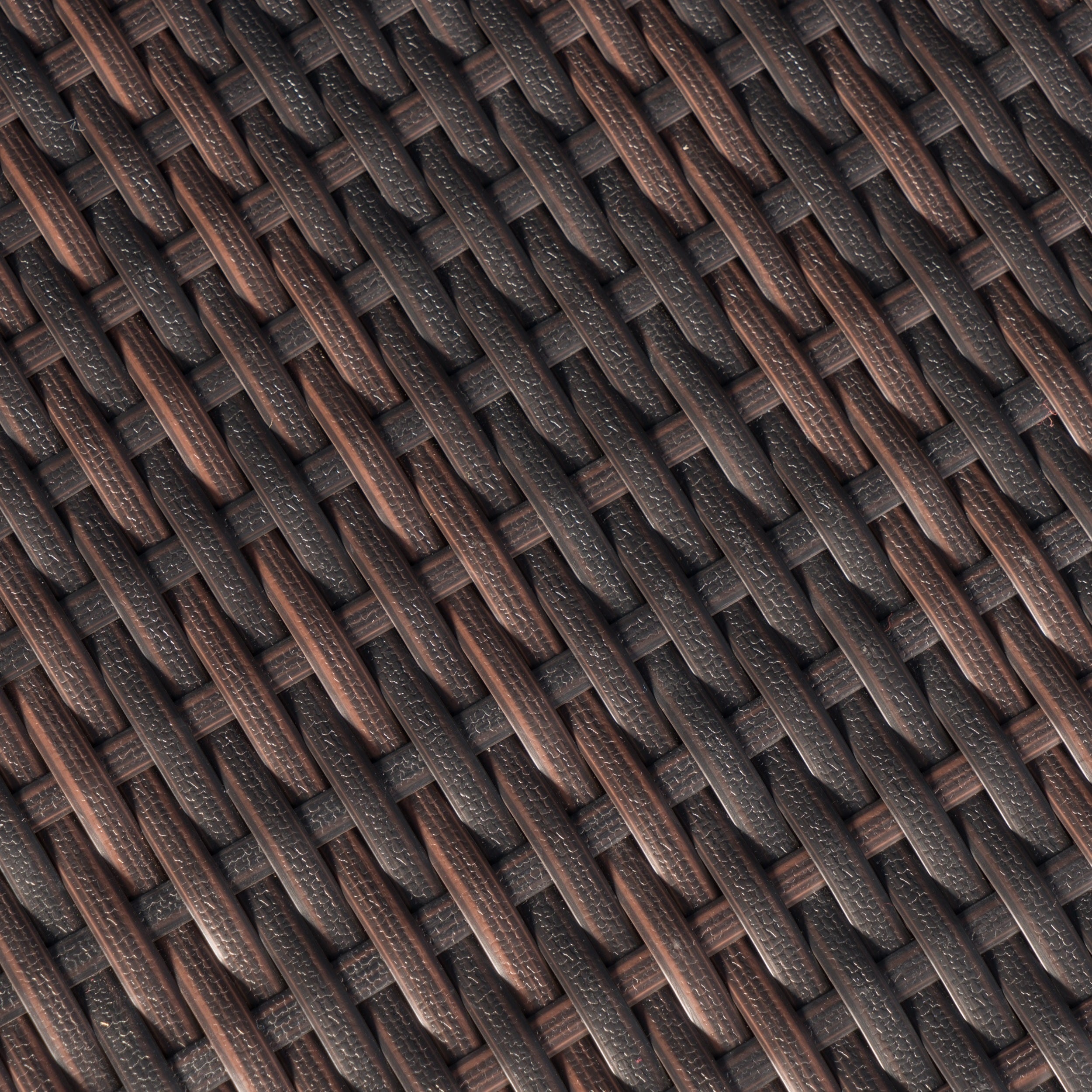 Ensemble de salon de jardin carré en osier Bristol 3 pièces par Christopher Knight Home