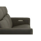 Canapé inclinable électrique Broadway en cuir avec appuie-têtes électriques par Flexsteel