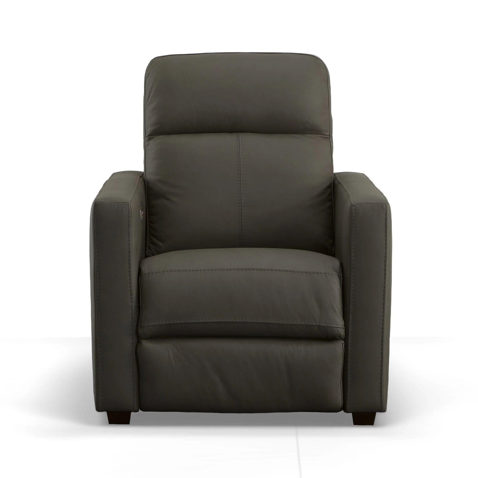 Fauteuil inclinable électrique Broadway en cuir de qualité supérieure avec appui-tête électrique par Flexsteel
