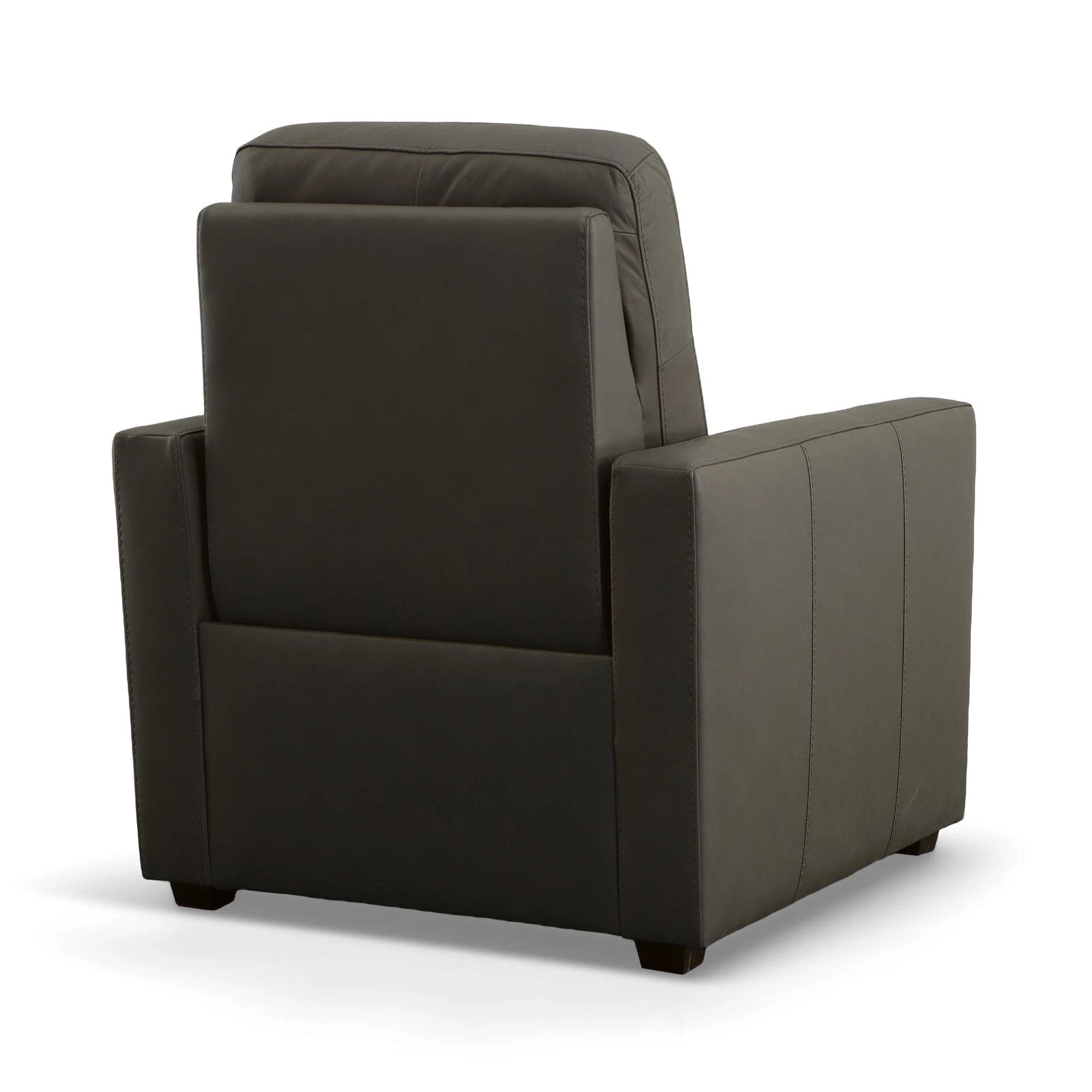 Fauteuil inclinable électrique Broadway en cuir de qualité supérieure avec appui-tête électrique par Flexsteel