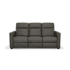 Canapé inclinable électrique Broadway en cuir avec appuie-têtes électriques par Flexsteel
