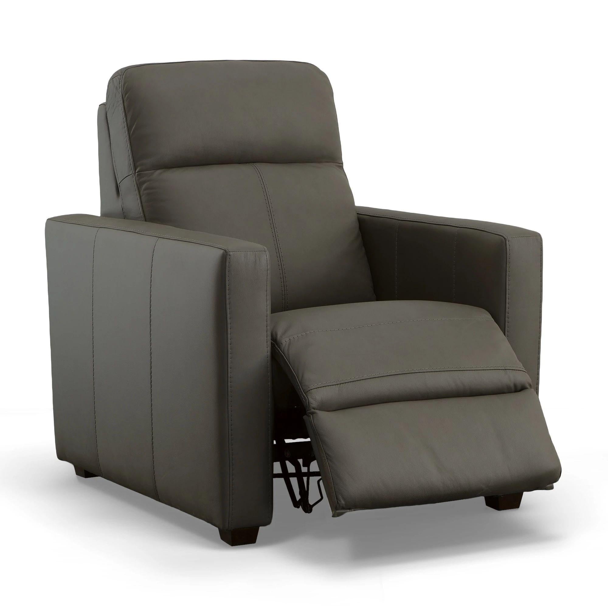 Fauteuil inclinable électrique Broadway en cuir de qualité supérieure avec appui-tête électrique par Flexsteel