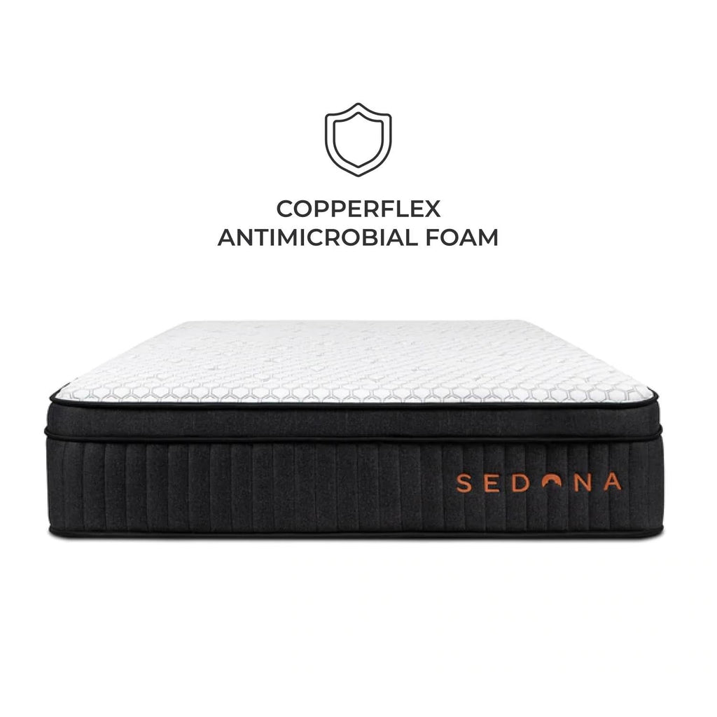 Matelas Brooklyn Bedding 14 Sedona Elite avec mousse infusée de cuivre
