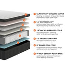 Matelas Brooklyn Bedding 14 Sedona Elite avec mousse infusée de cuivre