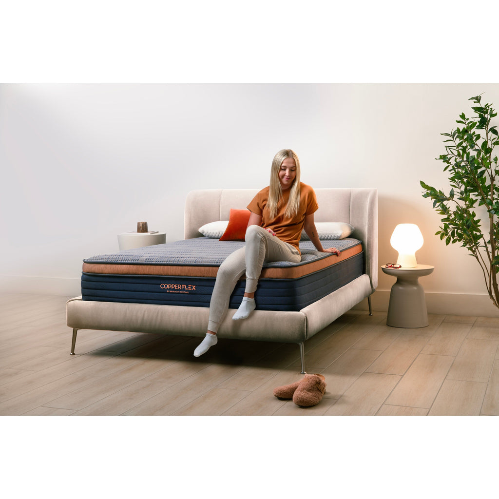 Matelas en mousse CopperFlex 12 de Brooklyn Bedding avec mousse zonée