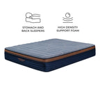 Matelas hybride Brooklyn Bedding CopperFlex 12 avec mousse zonée