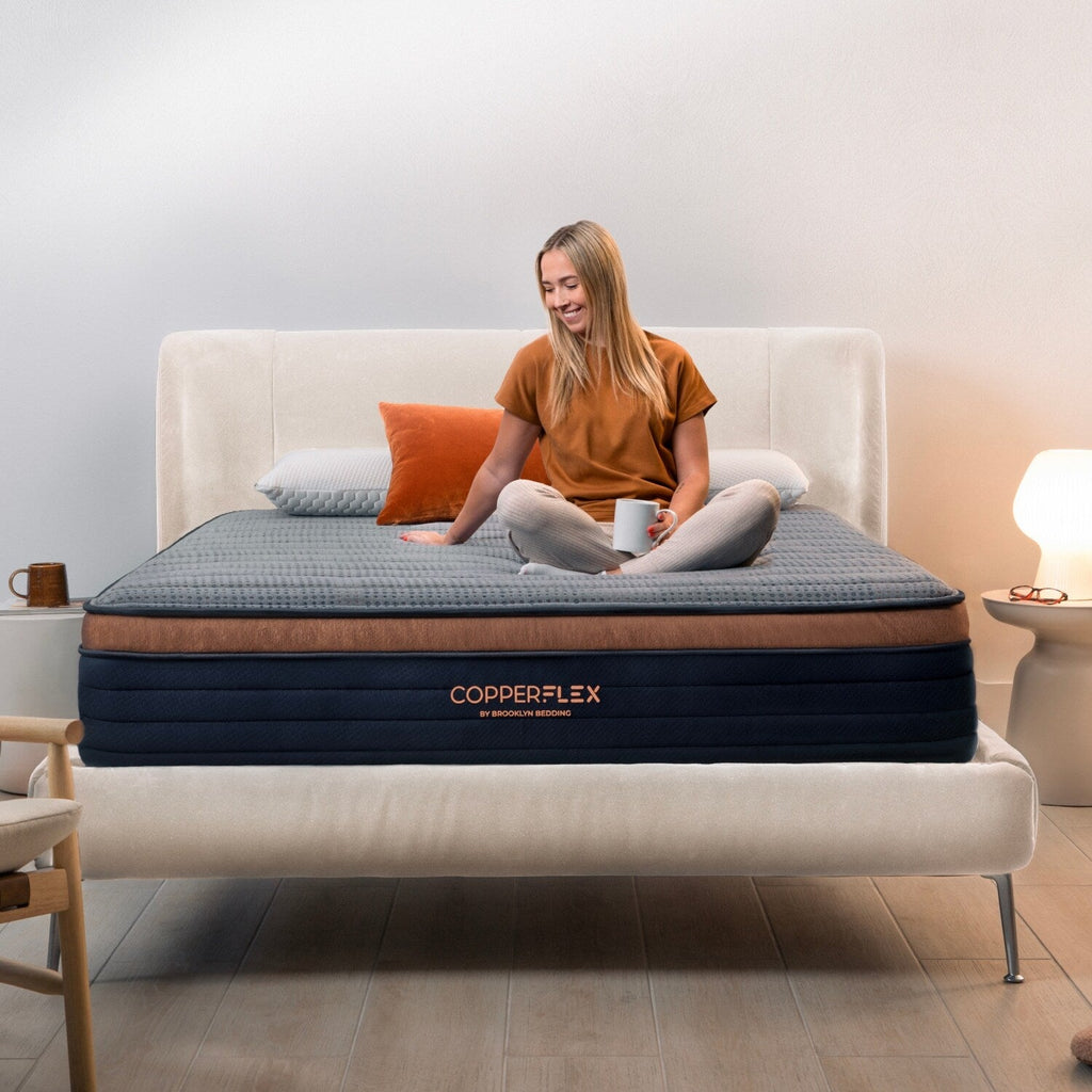 Matelas hybride Brooklyn Bedding CopperFlex 12 avec mousse zonée