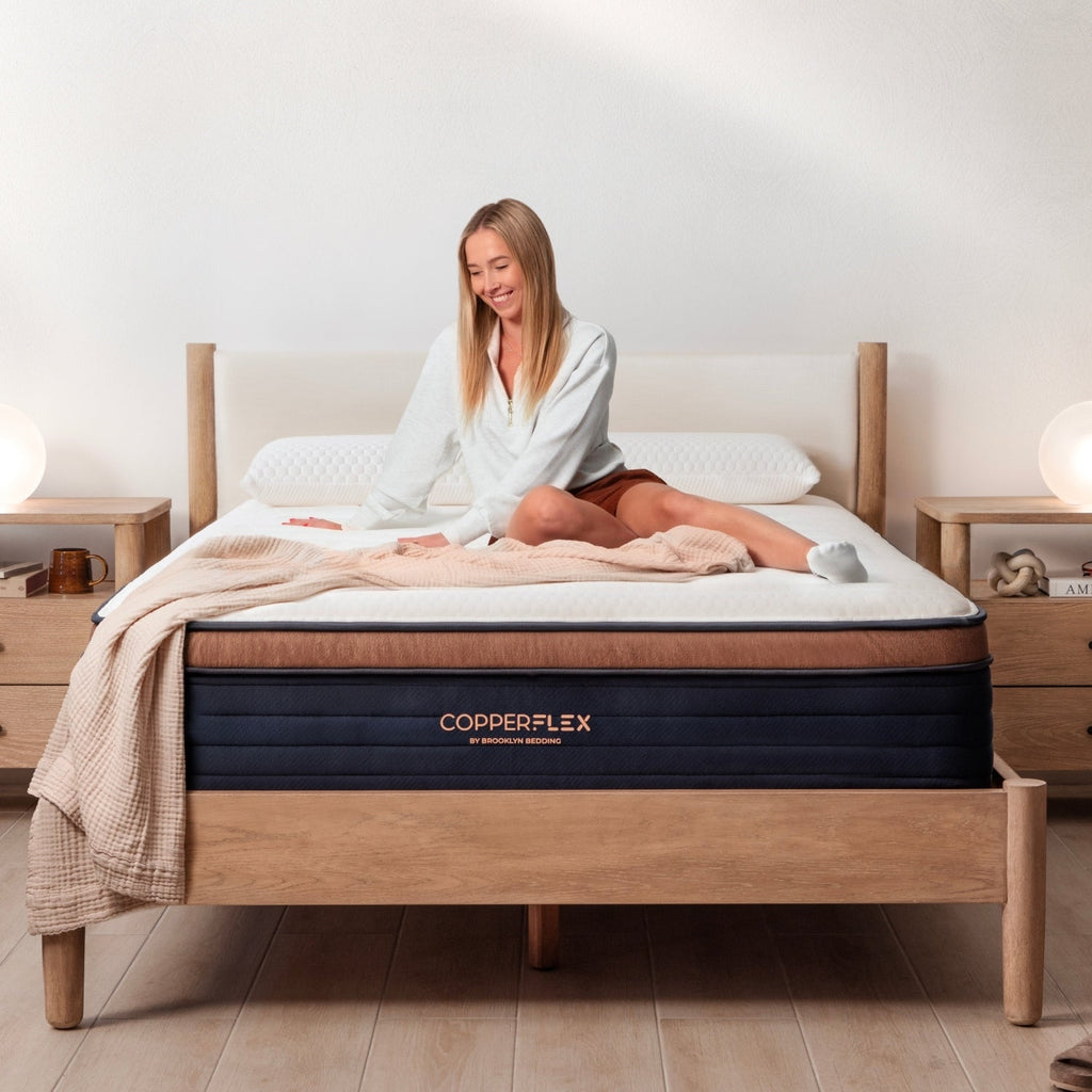 Matelas hybride Brooklyn Bedding CopperFlex Pro 14 avec mousse zonée