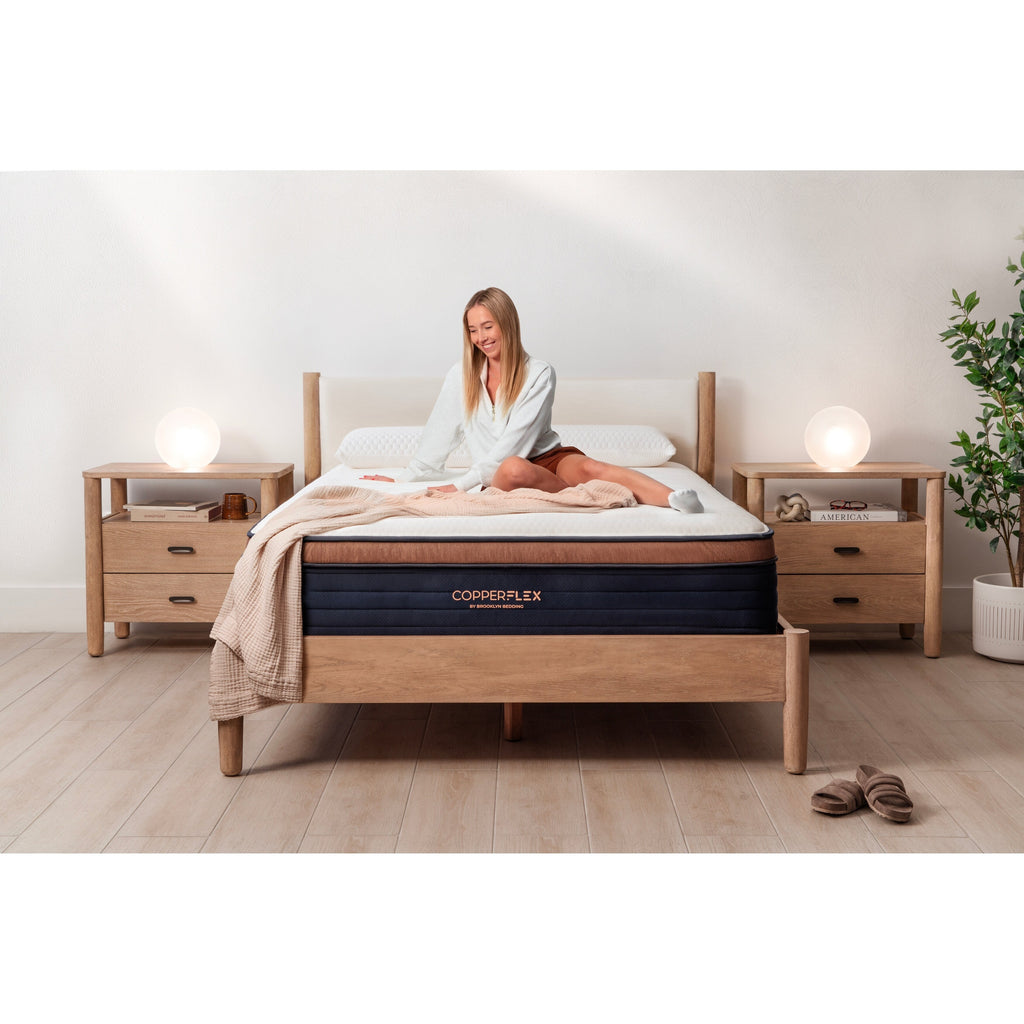 Matelas hybride Brooklyn Bedding CopperFlex Pro 14 avec mousse zonée