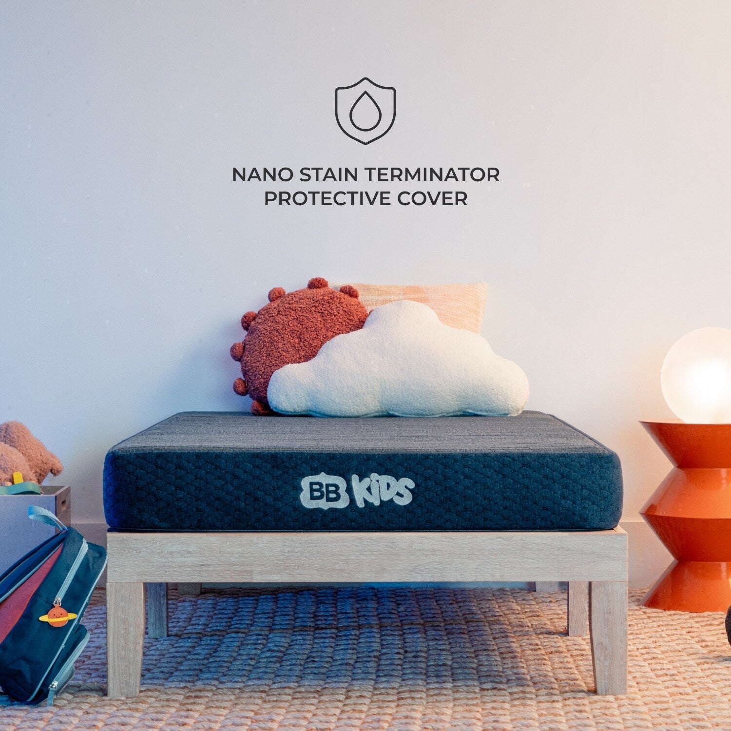 Matelas pour enfants Brooklyn Bedding avec protection antitache