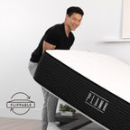 Matelas Brooklyn Bedding Plank 11 pouces ferme à deux côtés avec plateau rafraîchissant