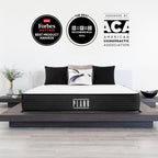 Matelas Brooklyn Bedding Plank 11 pouces ferme à deux côtés avec plateau rafraîchissant
