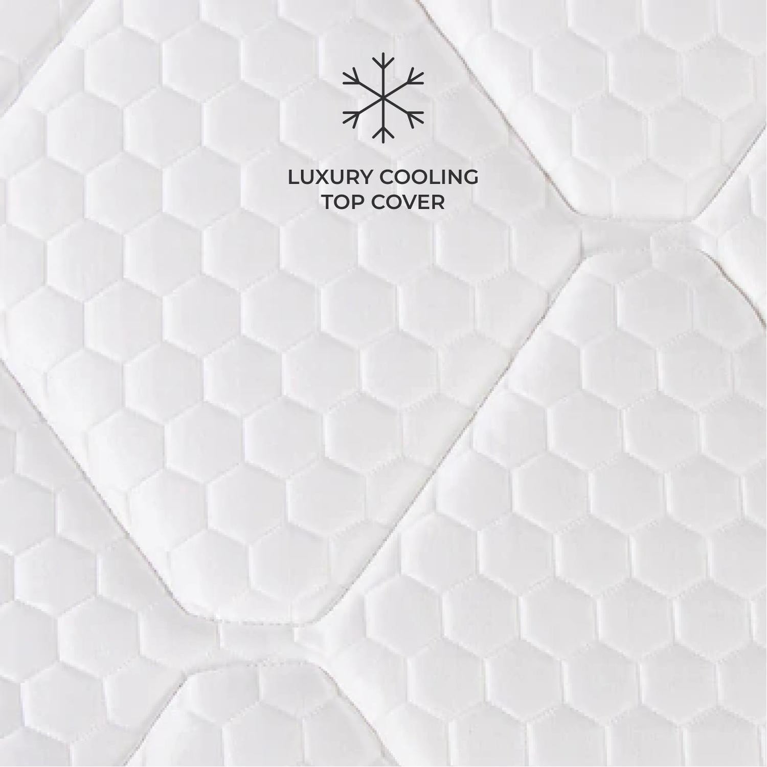 Matelas Brooklyn Bedding Plank 13 Luxe double face ferme/ultra ferme avec housse rafraîchissante