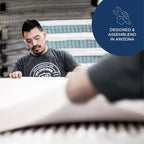 Matelas Brooklyn Bedding Plank 13 Luxe double face ferme/ultra ferme avec housse rafraîchissante