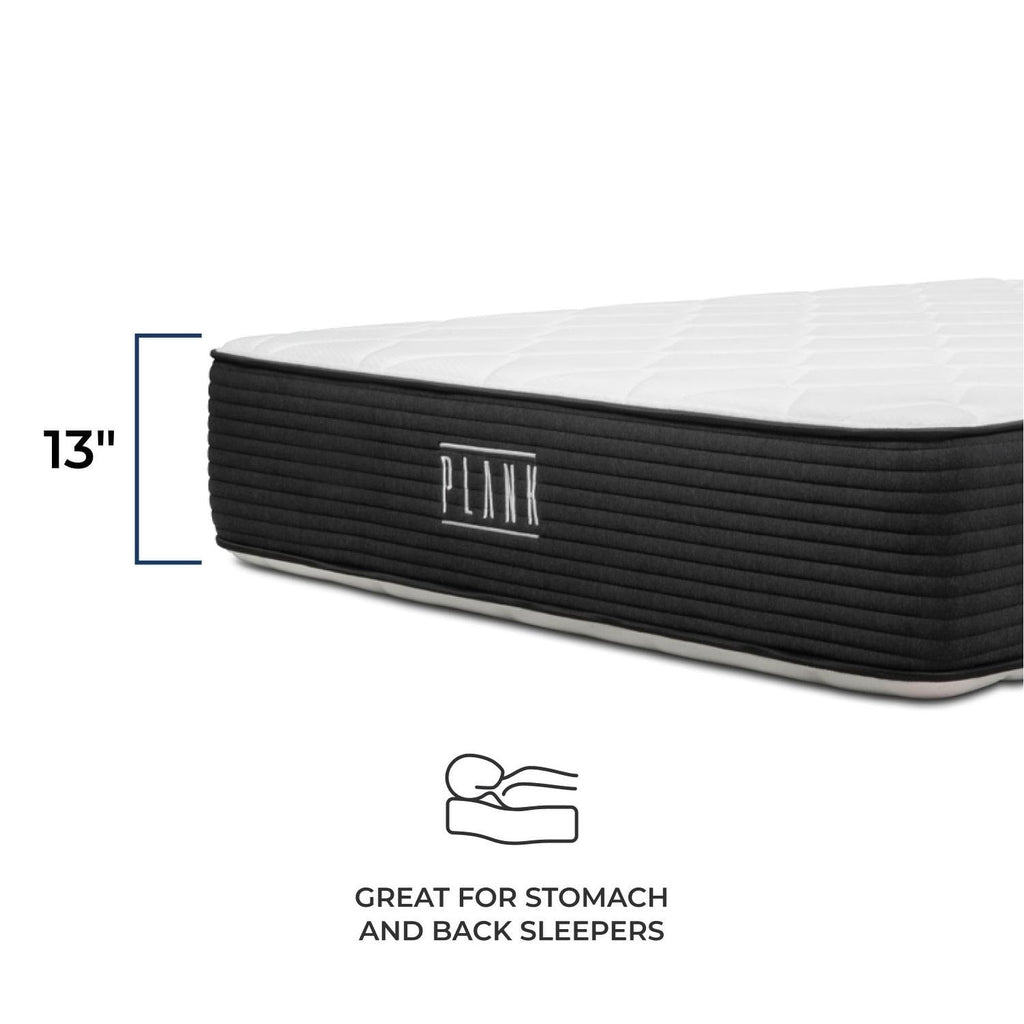 Matelas Brooklyn Bedding Plank 13 Luxe double face ferme/ultra ferme