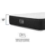 Matelas Brooklyn Bedding Plank 13 Luxe double face ferme/ultra ferme