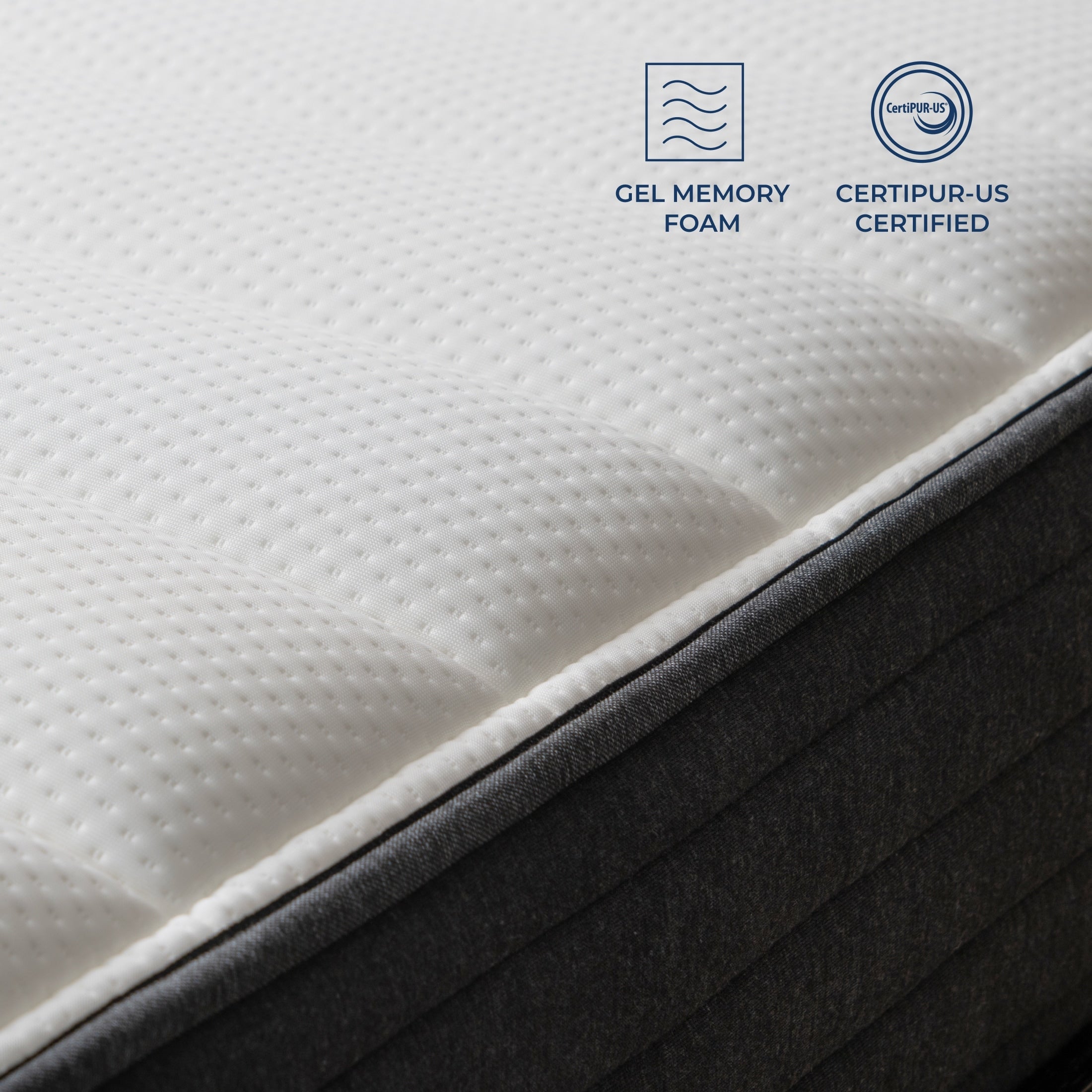 Matelas hybride en mousse à mémoire de forme Brooklyn Bedding Select 10 Gel