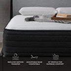 Matelas hybride en mousse à mémoire de forme Brooklyn Bedding Select 10 Gel