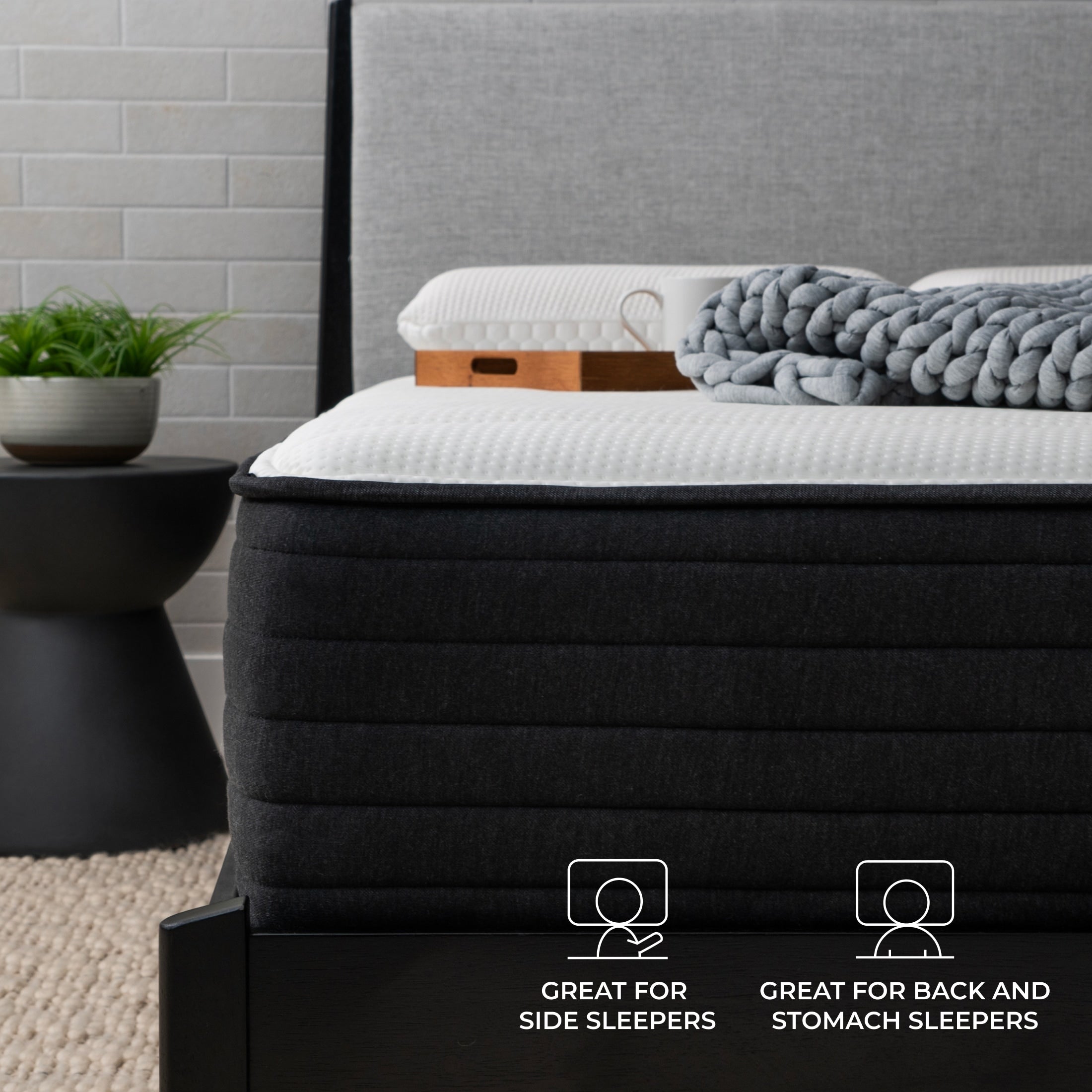 Matelas hybride en mousse à mémoire de forme Brooklyn Bedding Select 12 Gel